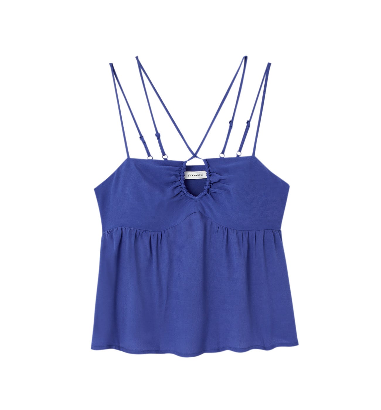 Top scollo con anello