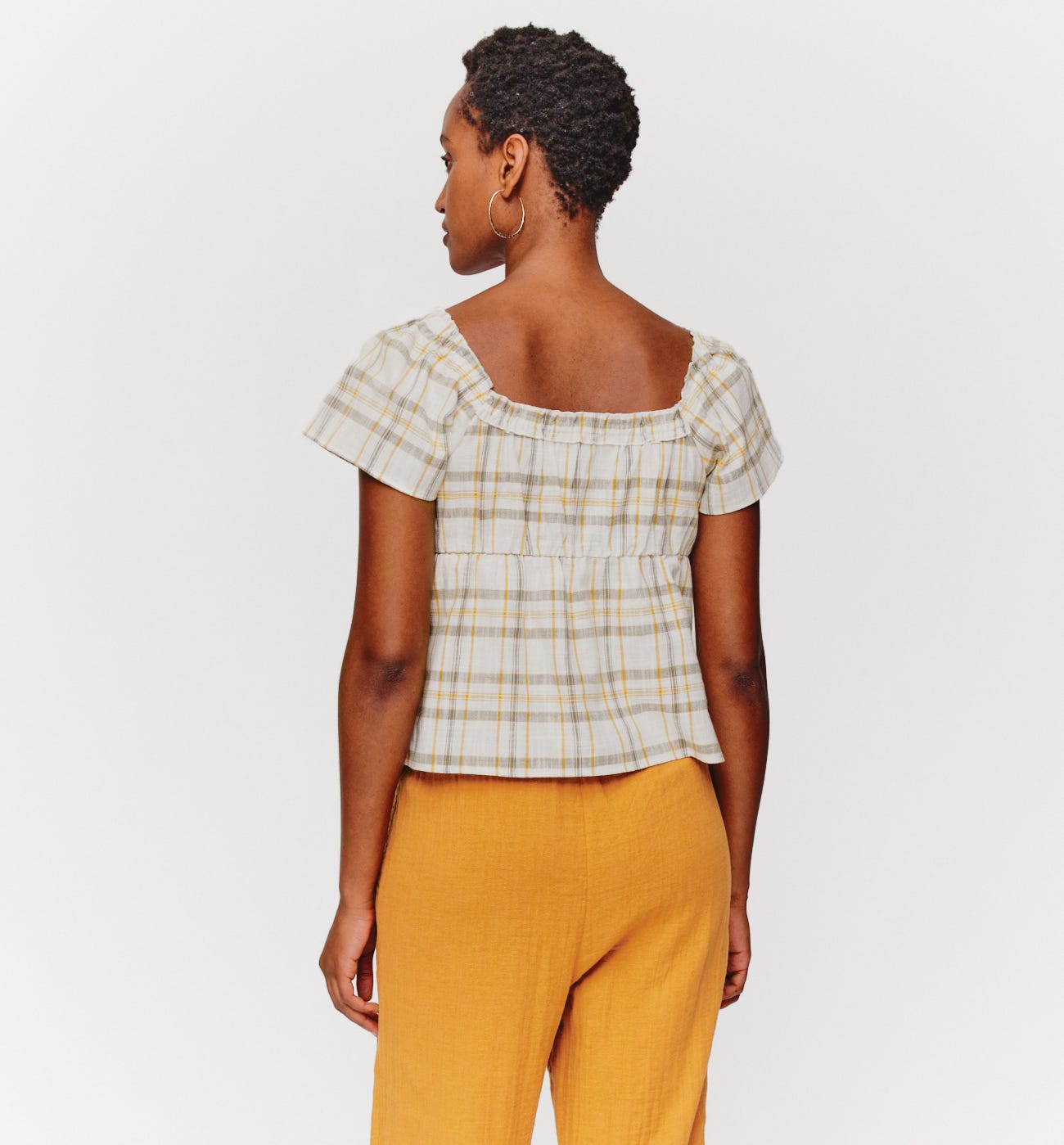 Checked blouse