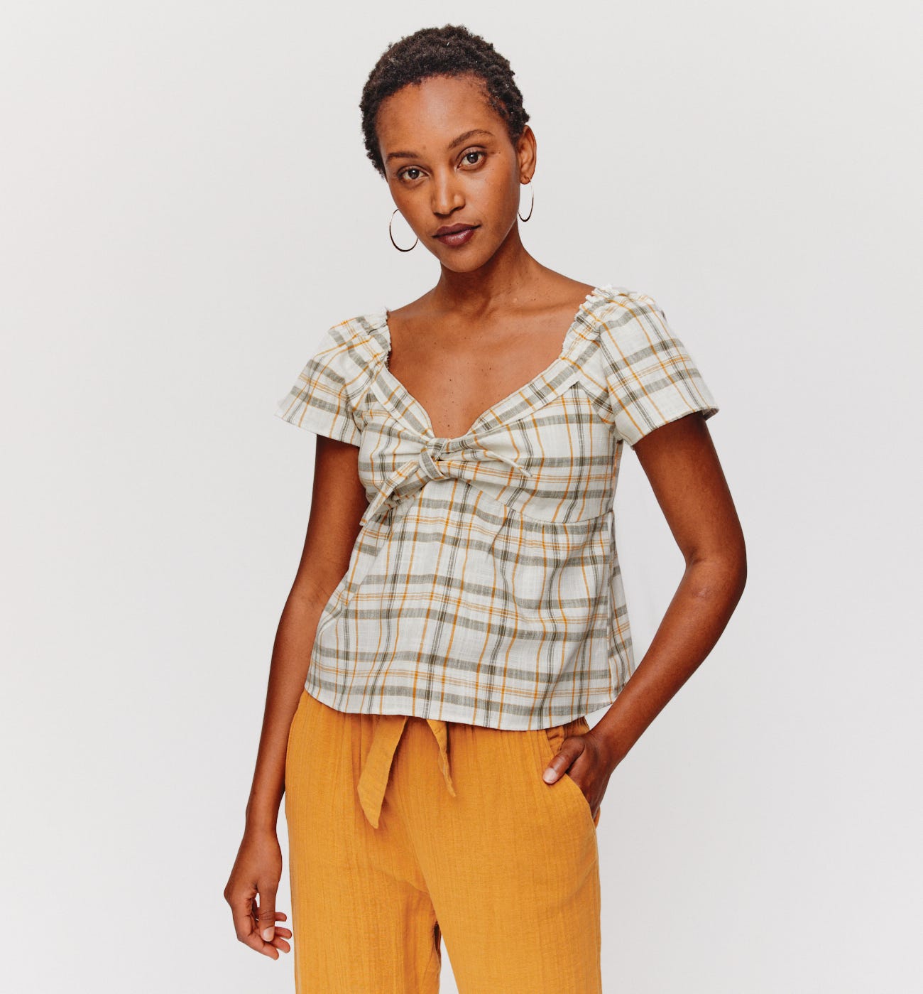 Blusa de cuadros