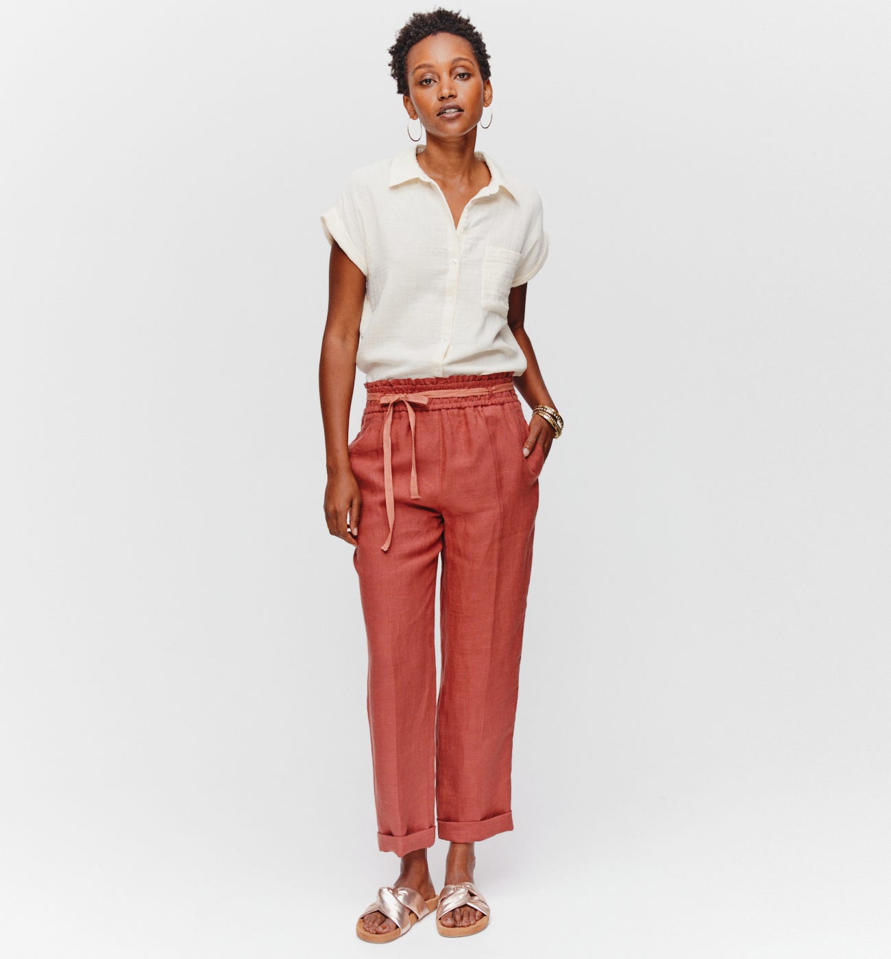 Chemise en gaze de coton