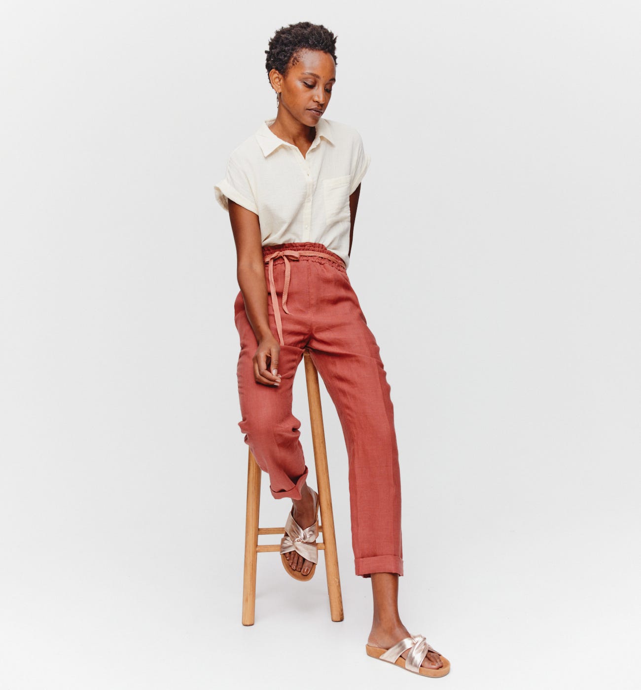 Chemise en gaze de coton