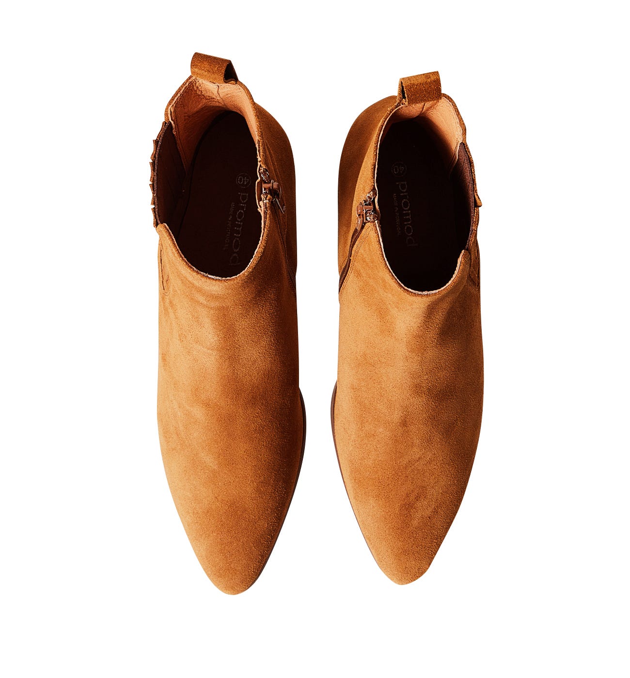Boots western en cuir