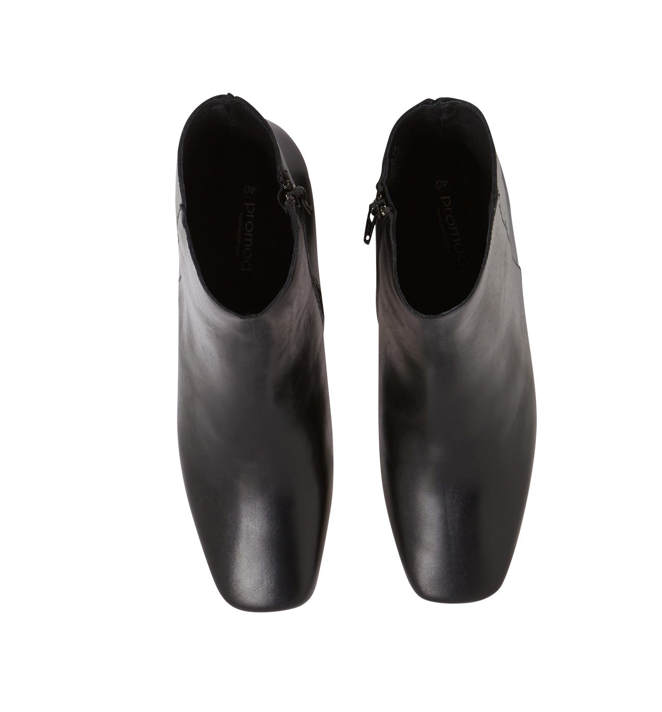 Boots en cuir à talon