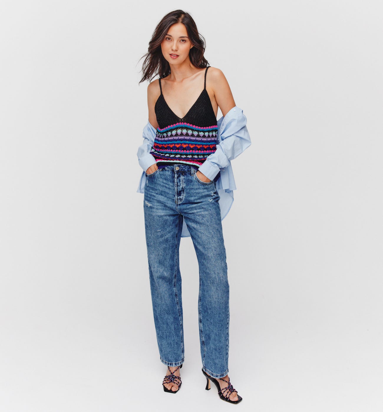 Top crochet tirantes