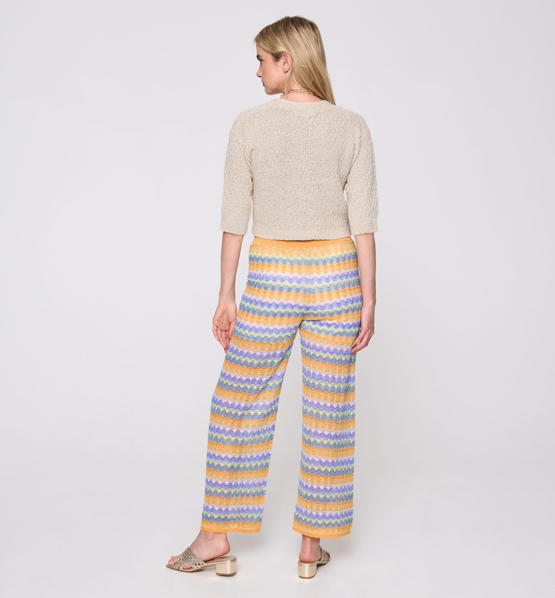 Cardigan manica al gomito