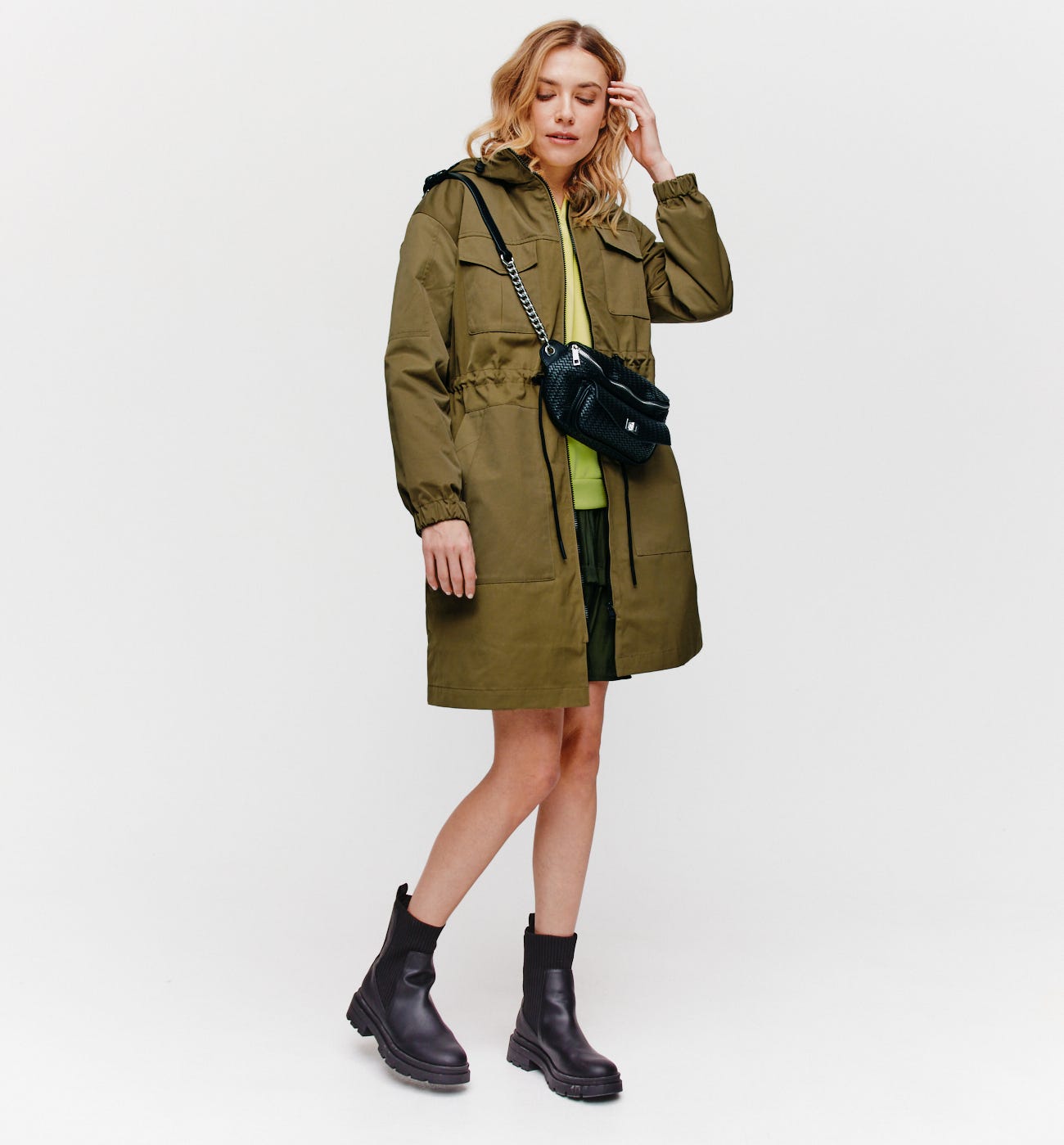 Hooded parka