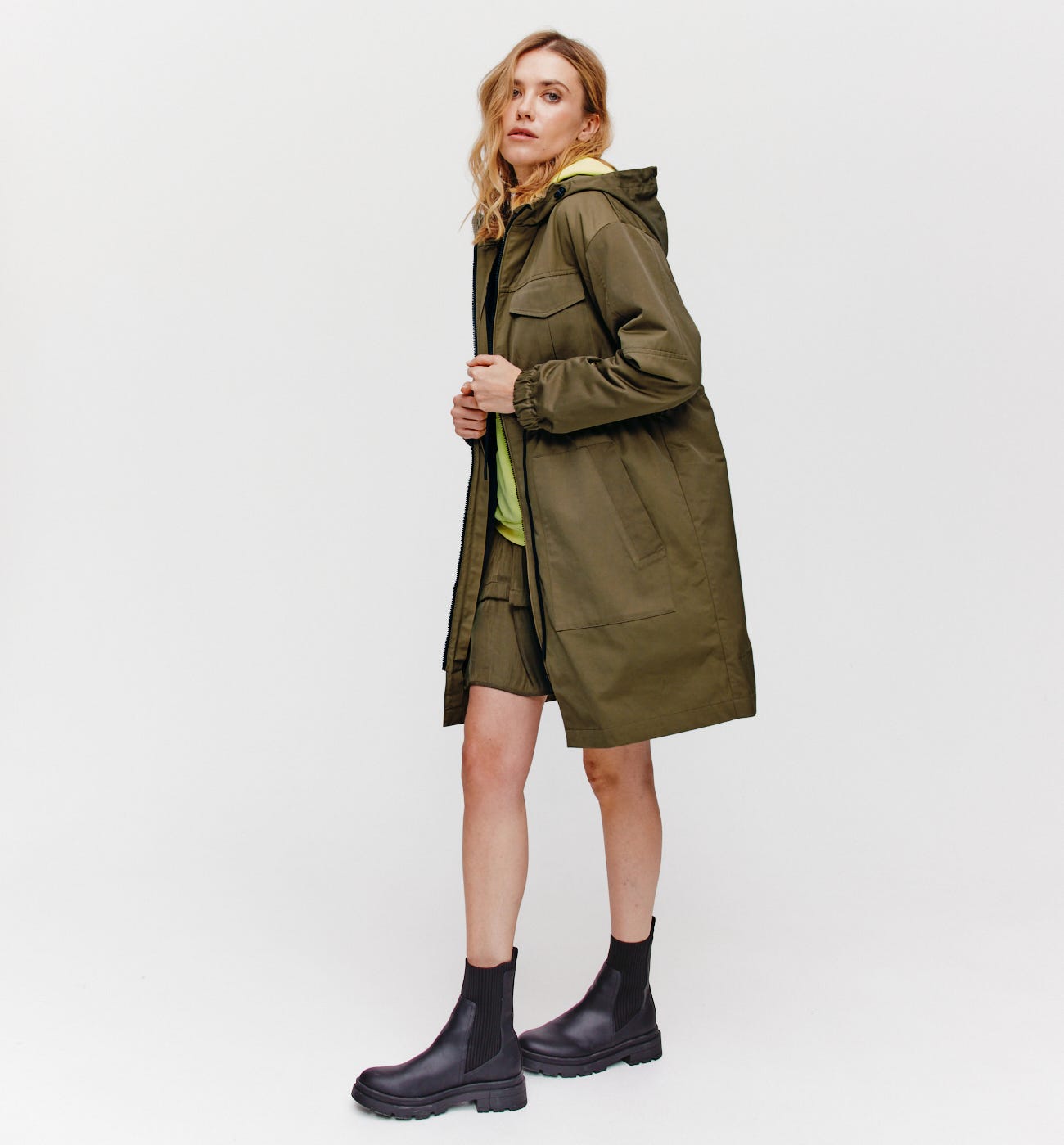 Hooded parka