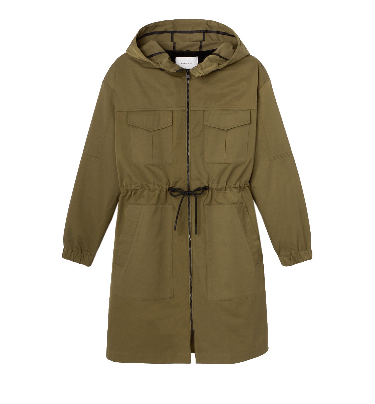 promod parka khaki