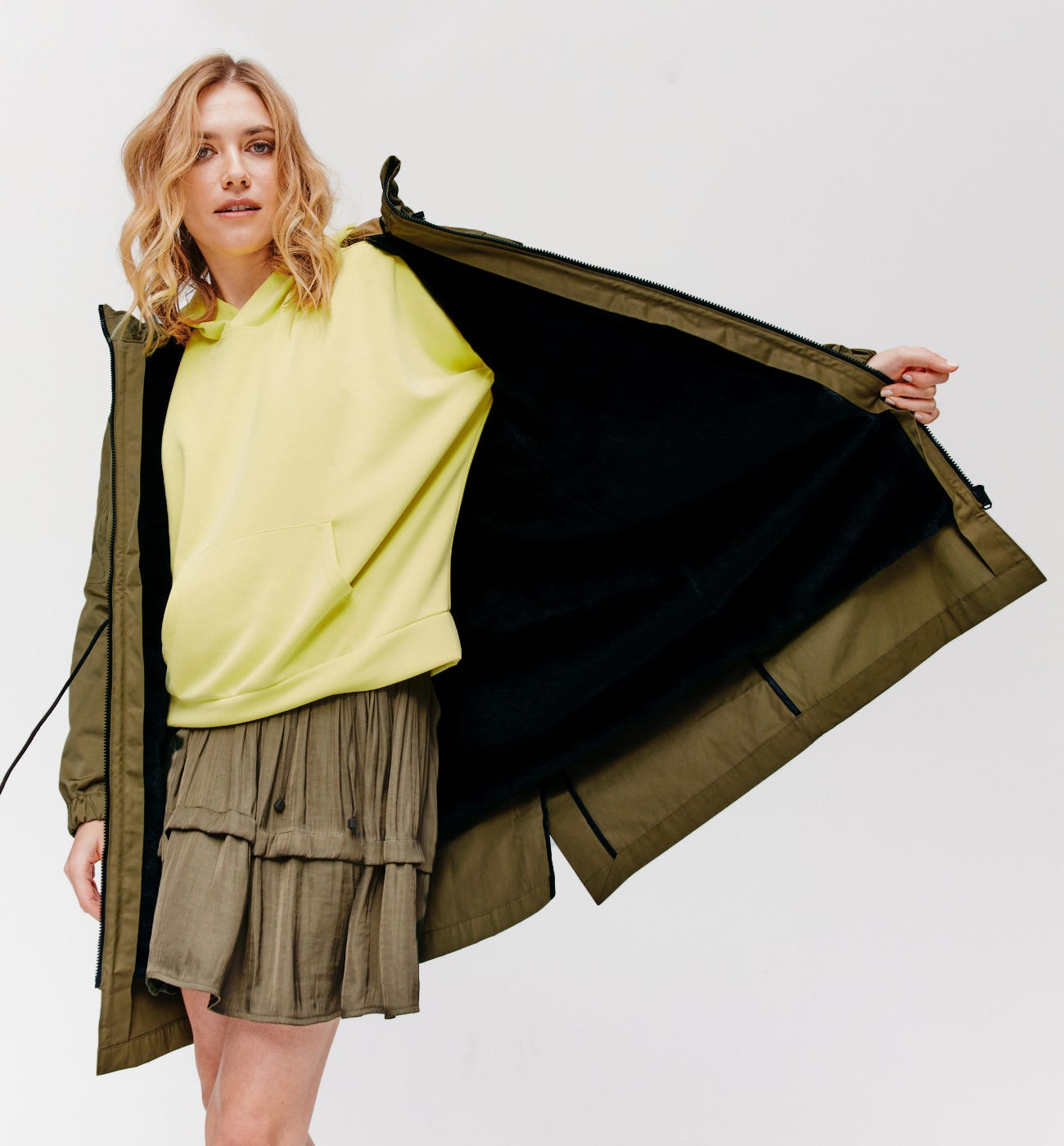 Hooded parka