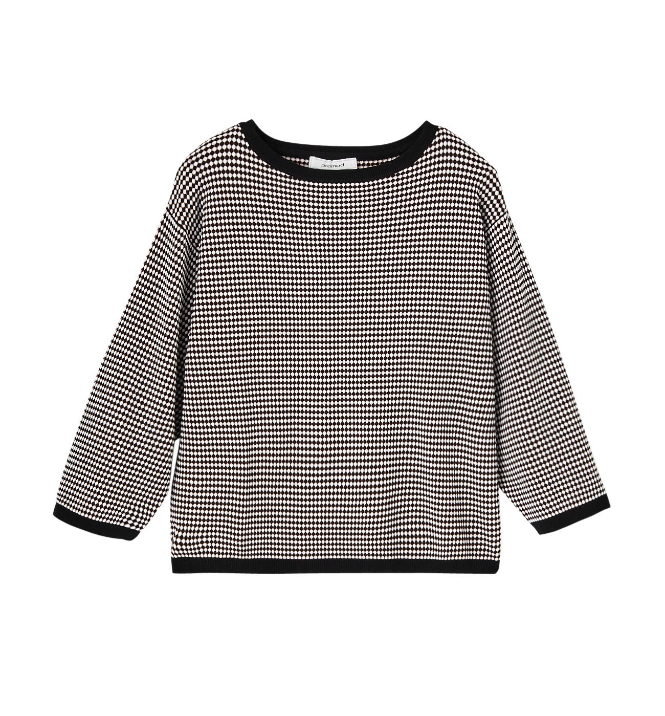 Geometric jacquard jumper