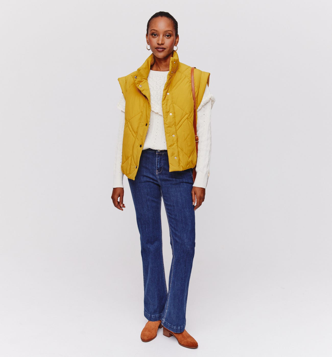 Sweter z falbankami