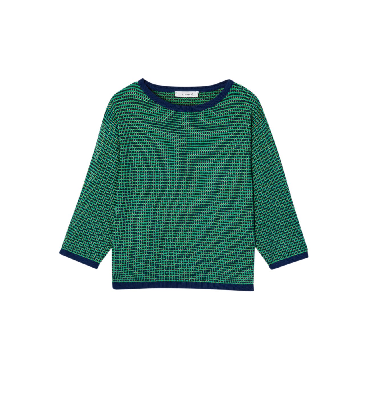 Geometric jacquard jumper