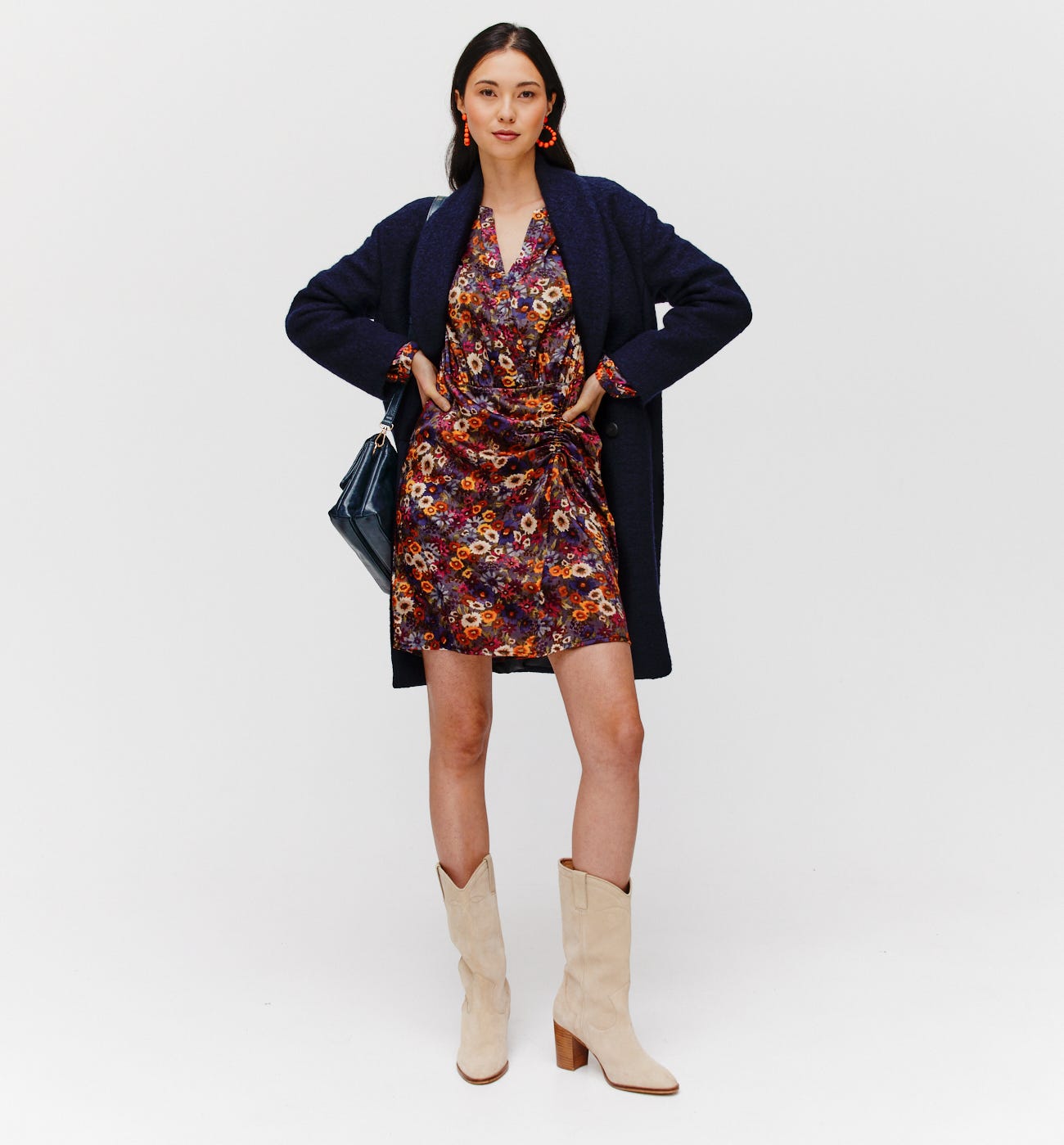 Minikleid mit Alloverprint