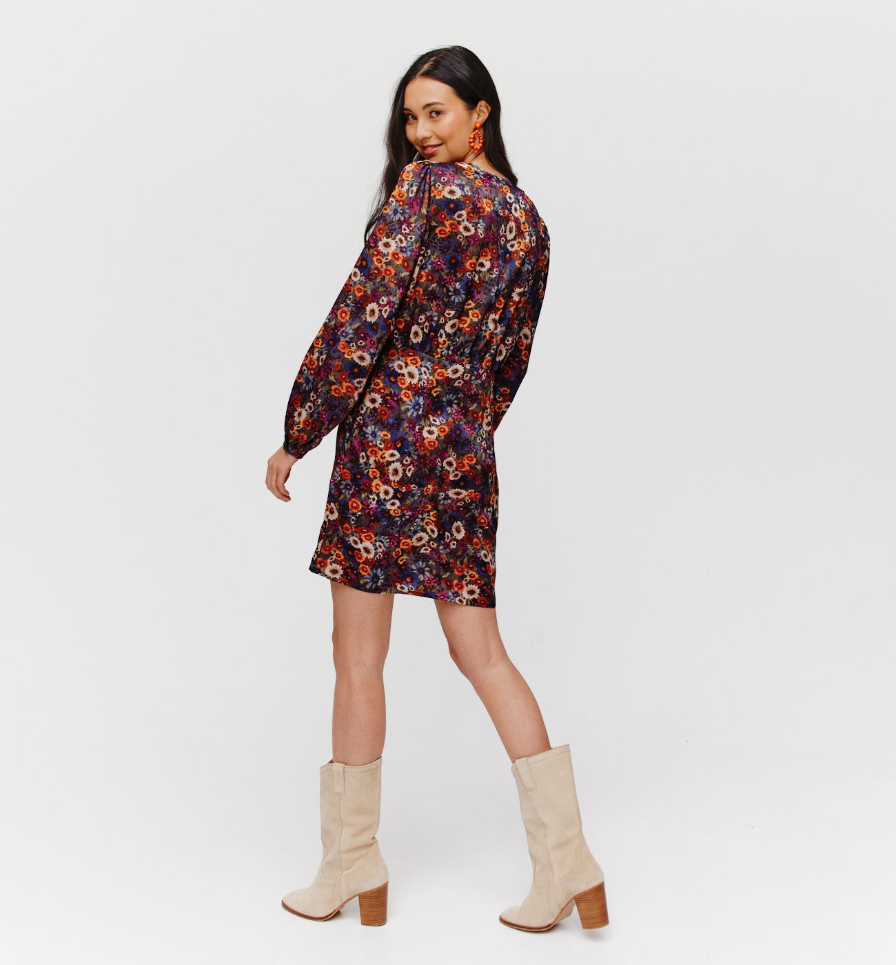 Minikleid mit Alloverprint