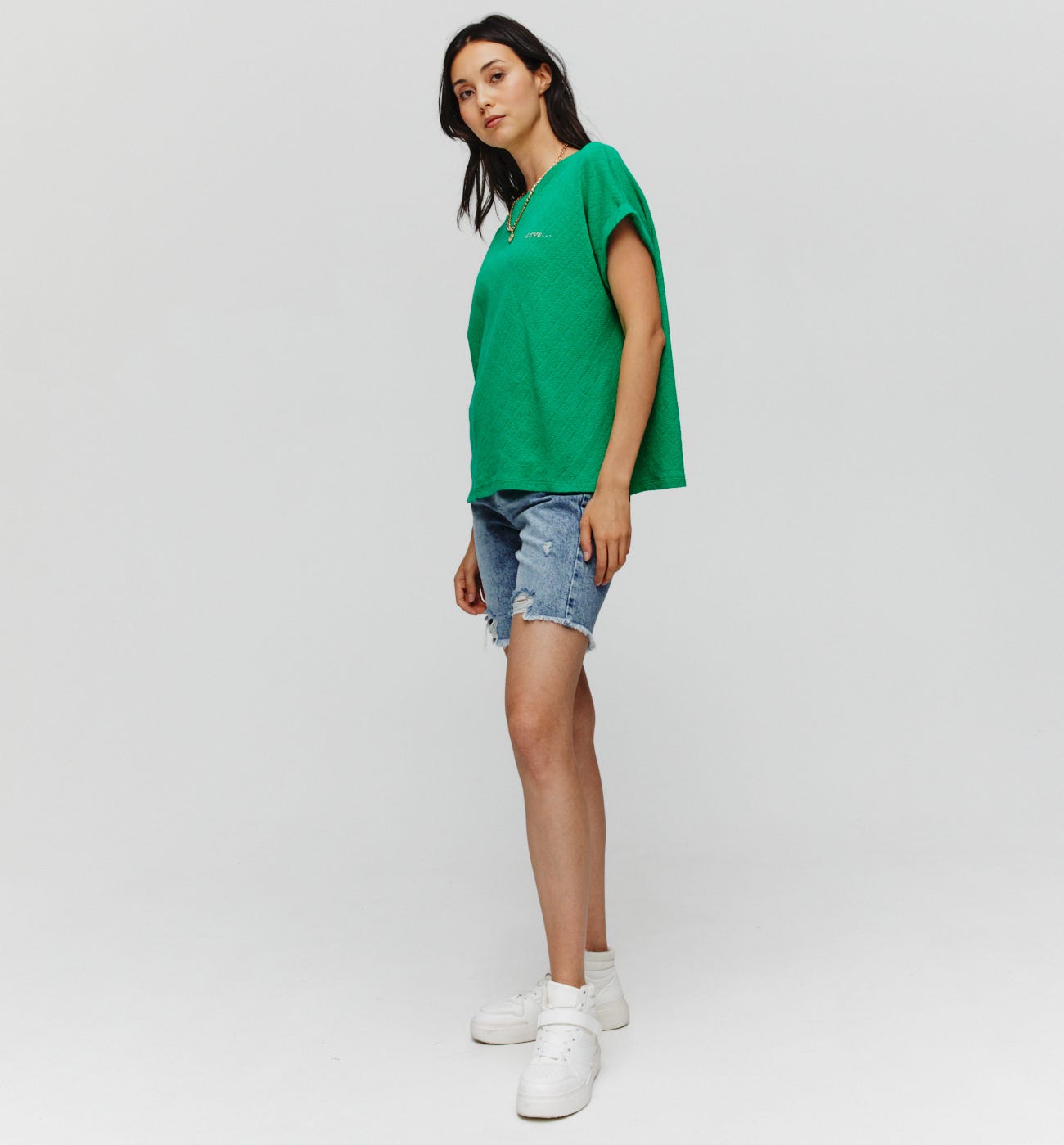 T-shirt lavorazione pointille