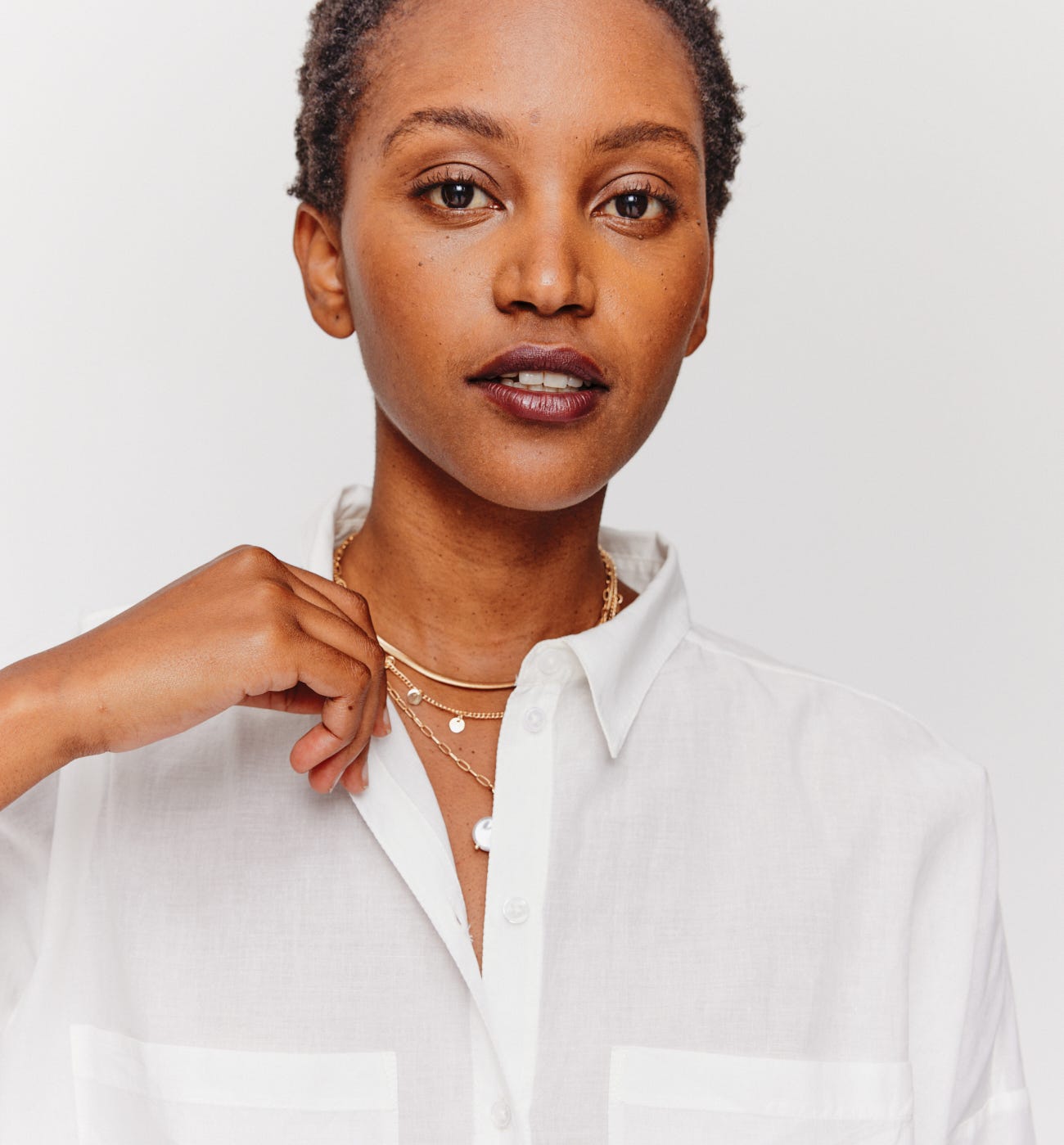 Broderie anglaise shirt