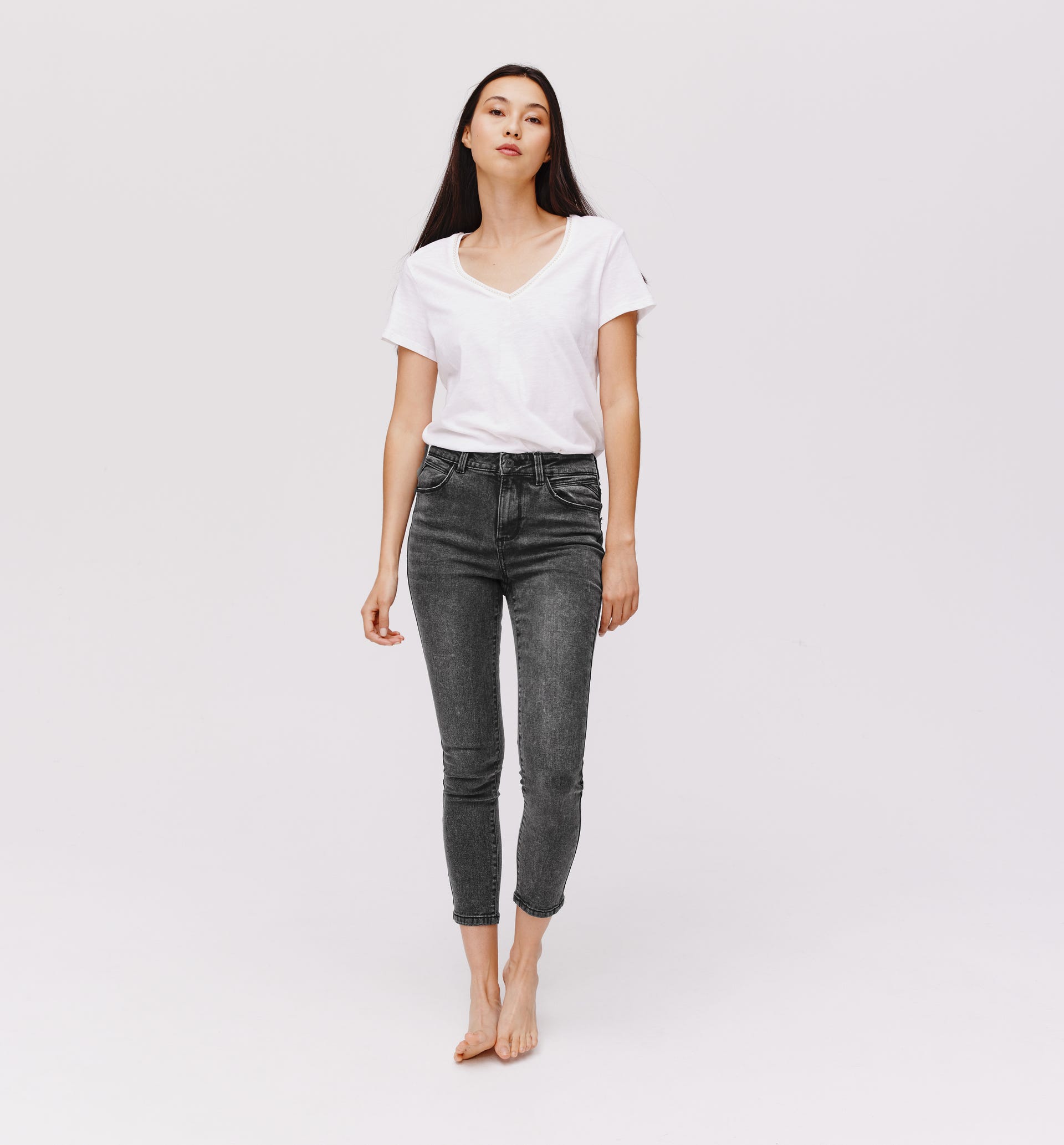 Jeans skinny vita alta EMILE