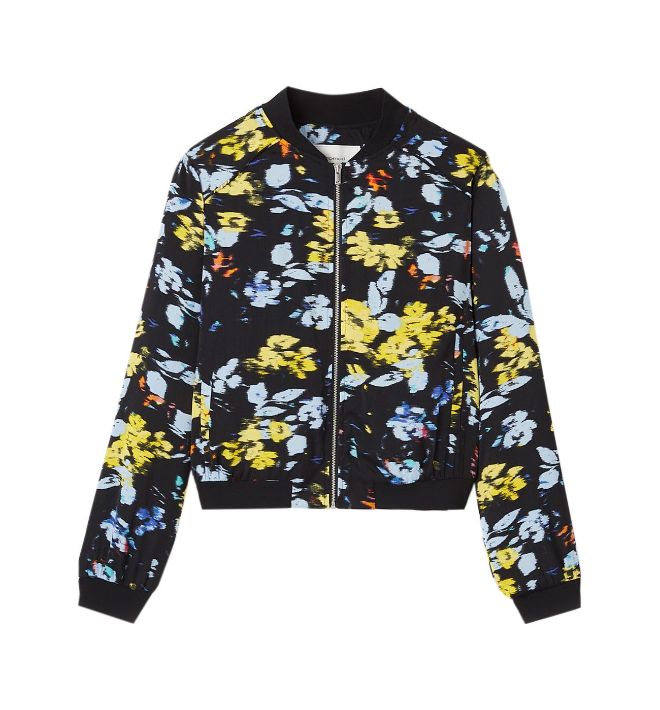 Seidige Bomberjacke