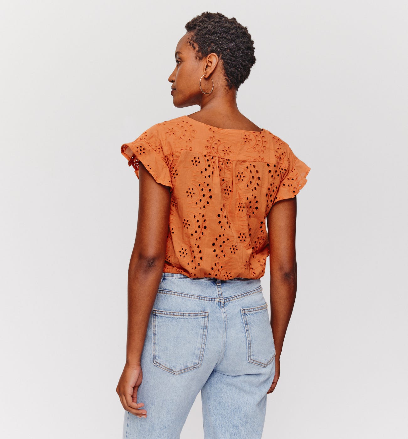 Broderie anglaise blouse