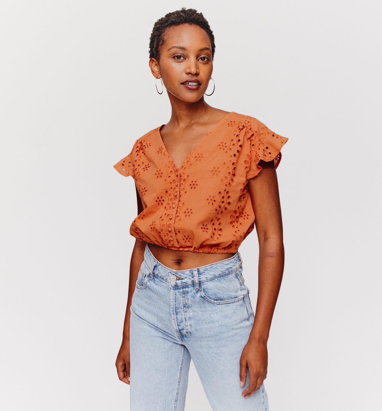 Broderie anglaise blouse