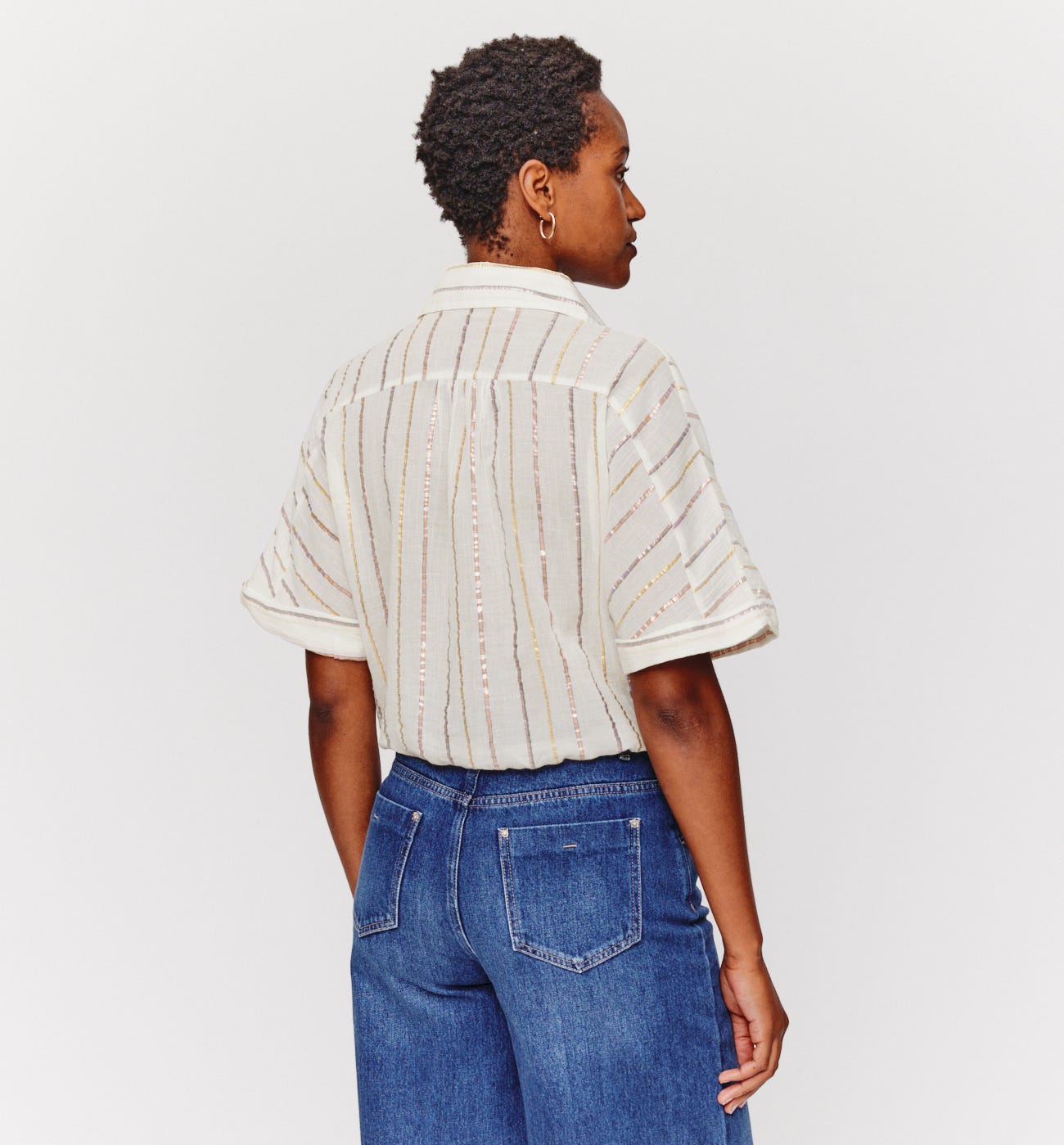 Tie-front shirt