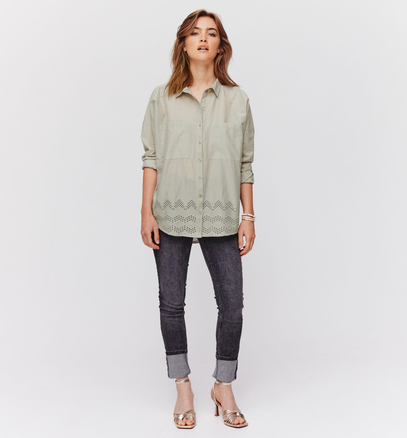 Broderie anglaise shirt