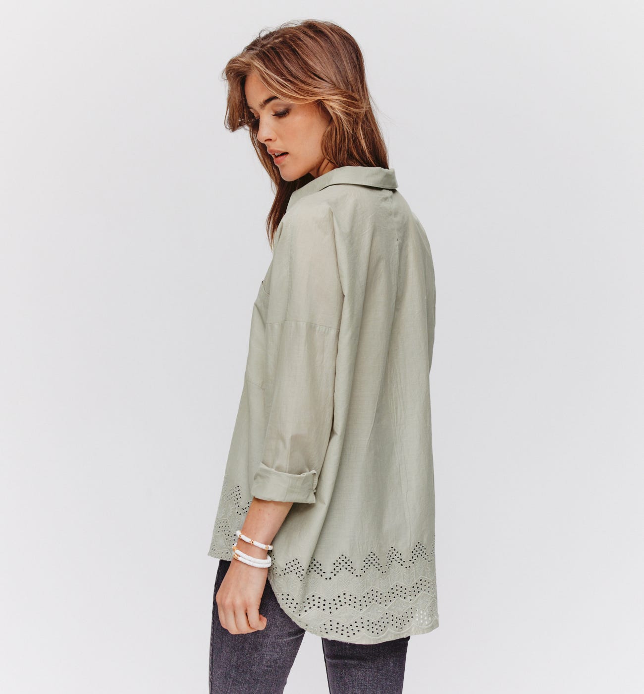 Broderie anglaise shirt