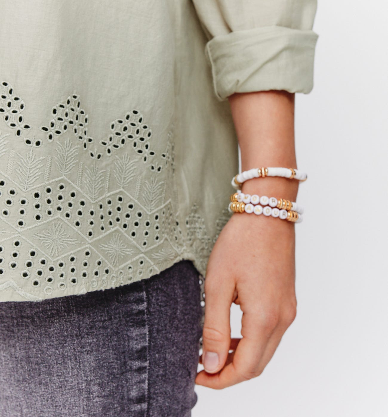 Broderie anglaise shirt