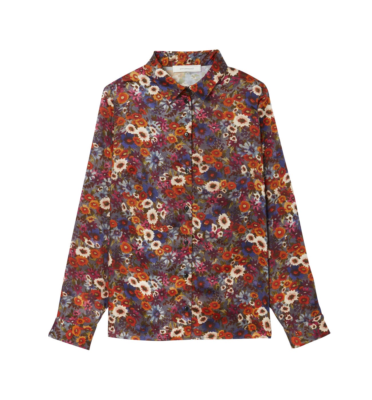 Camicia fantasia effetto seta