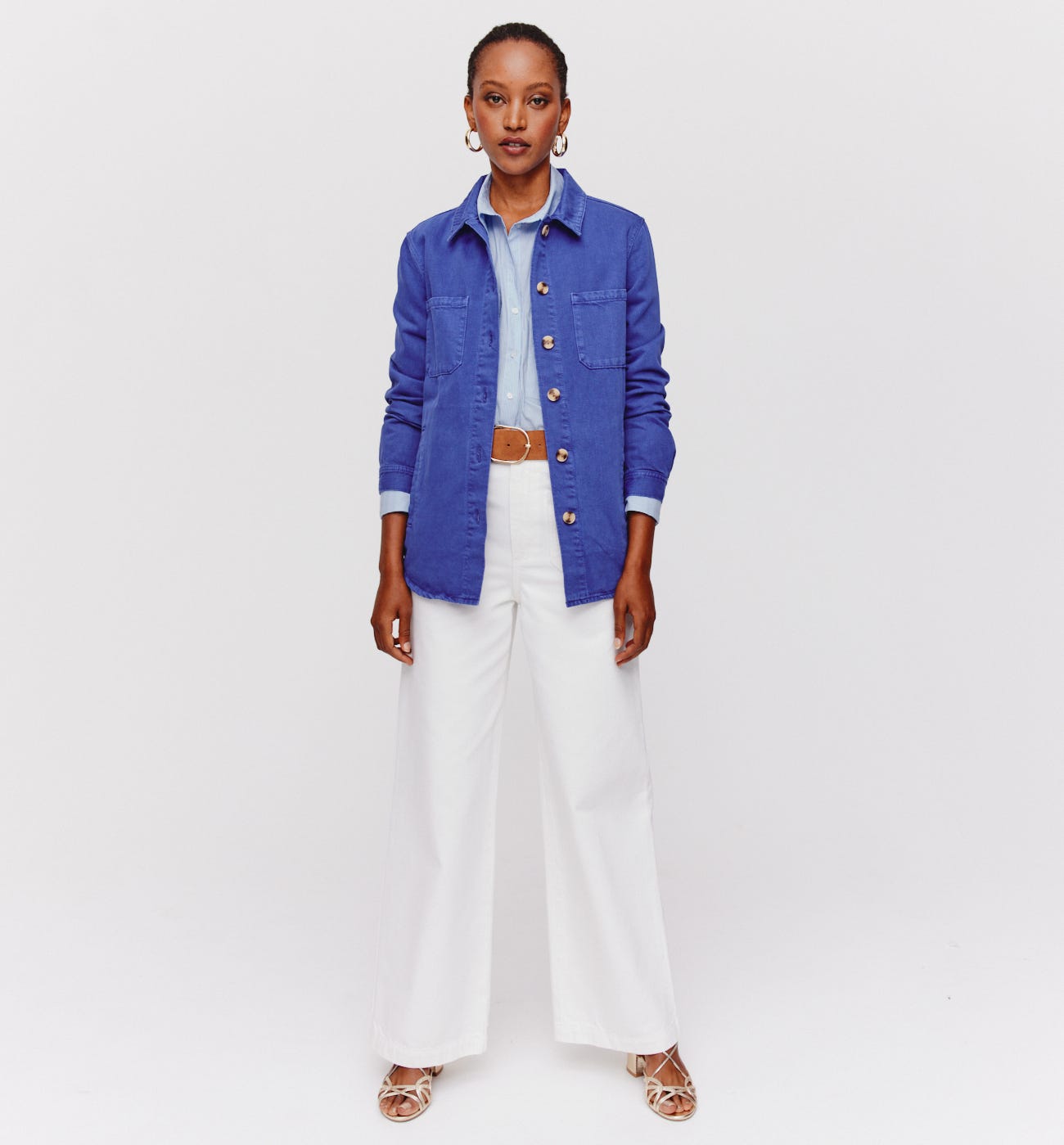 Camicia oversize a righe