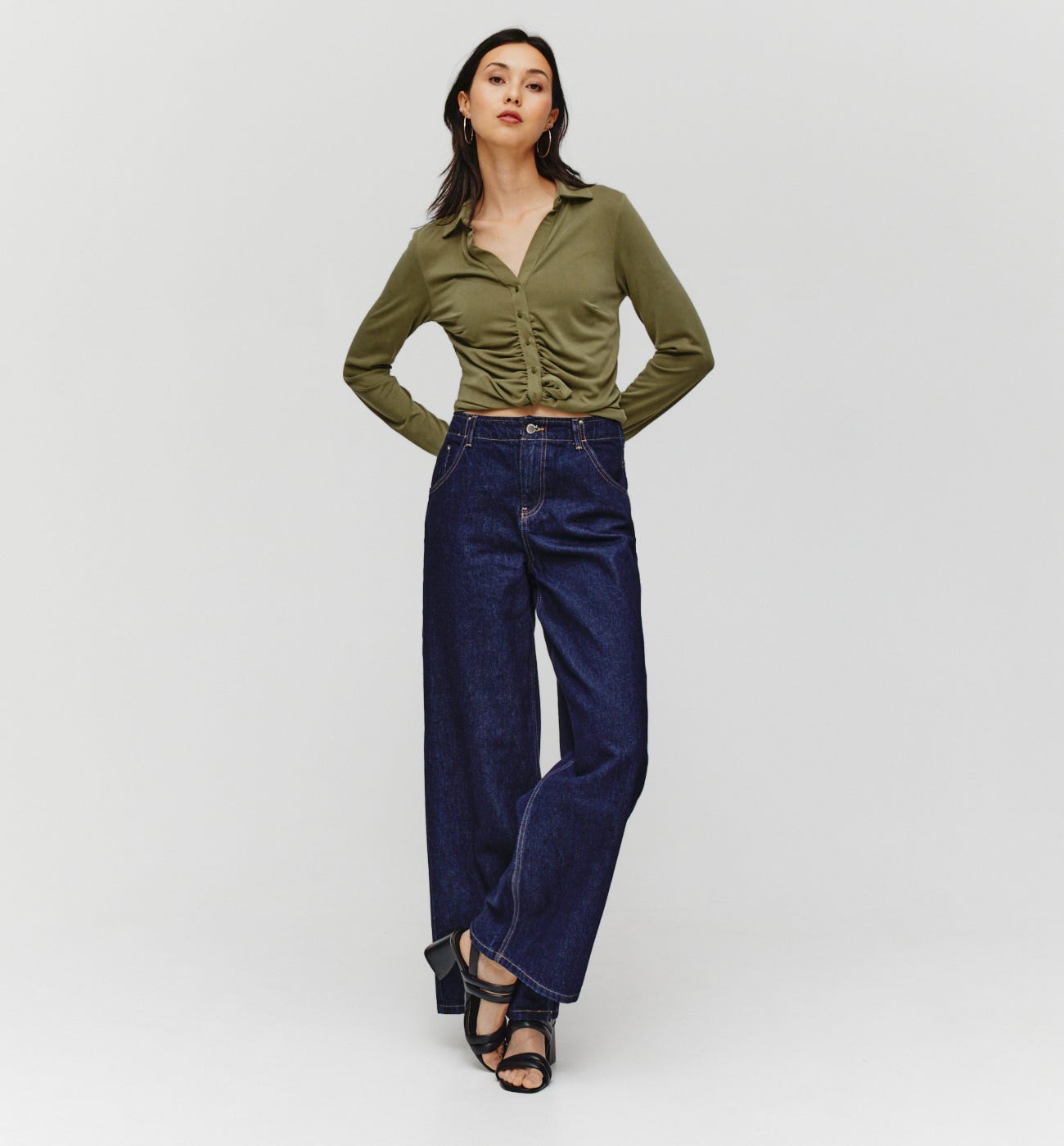 Bluse aus weichem Jersey