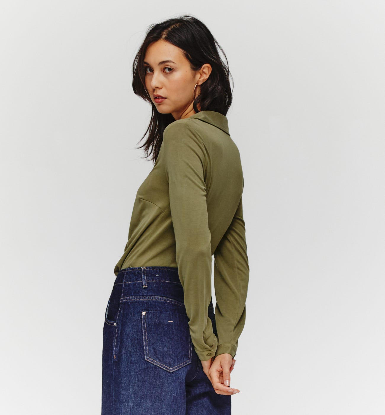 Bluse aus weichem Jersey