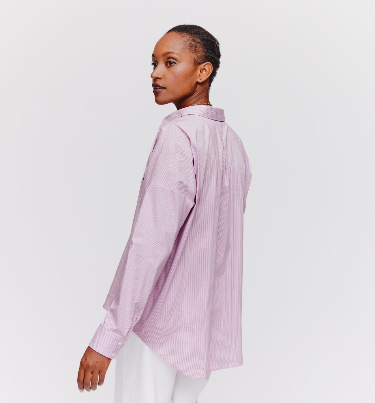 Camicia oversize a righe