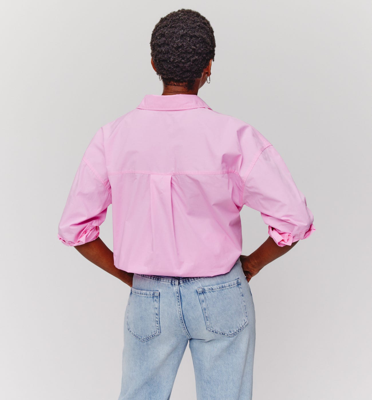 Oversized cotton shirt