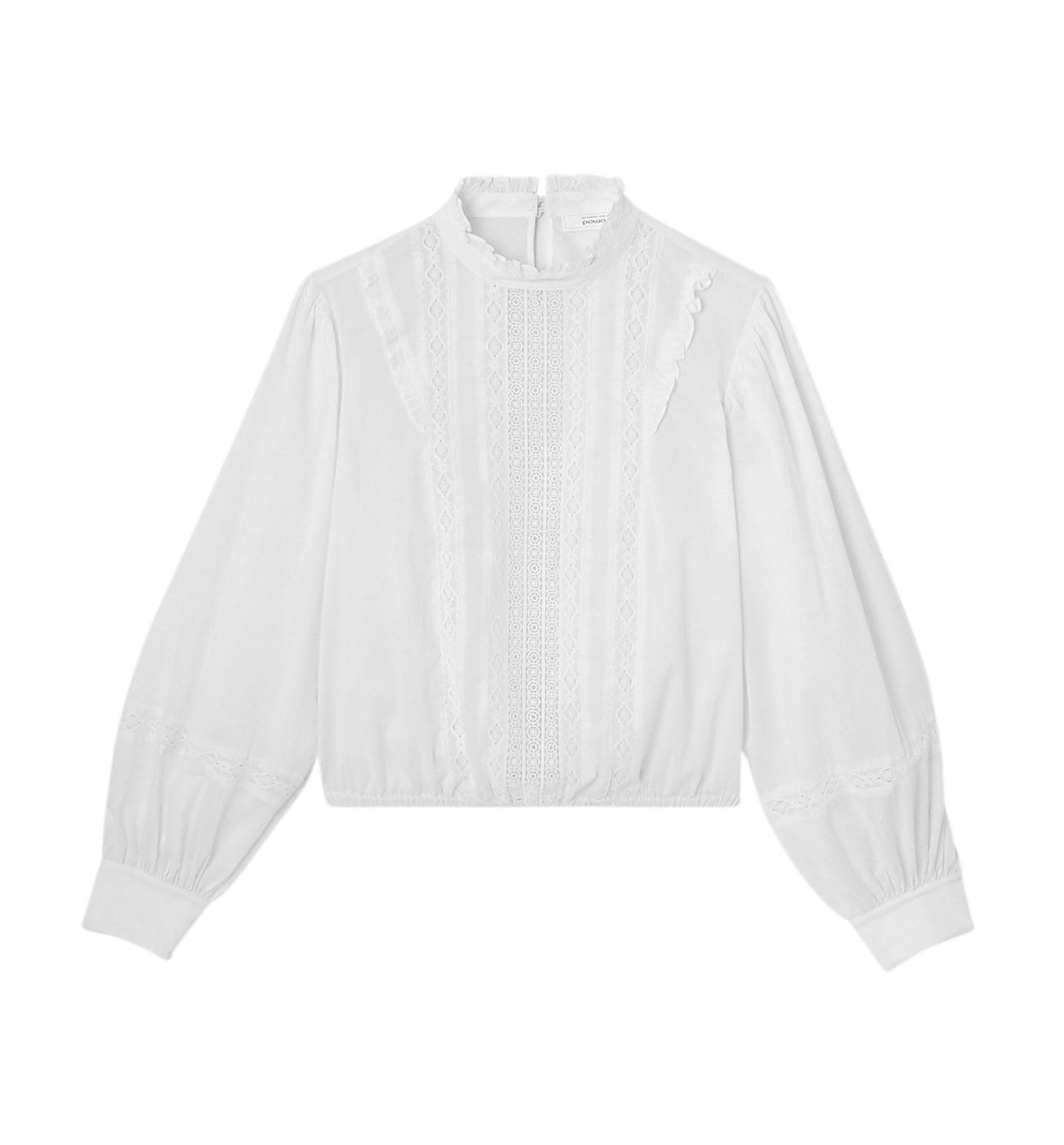 Romantic cotton blouse
