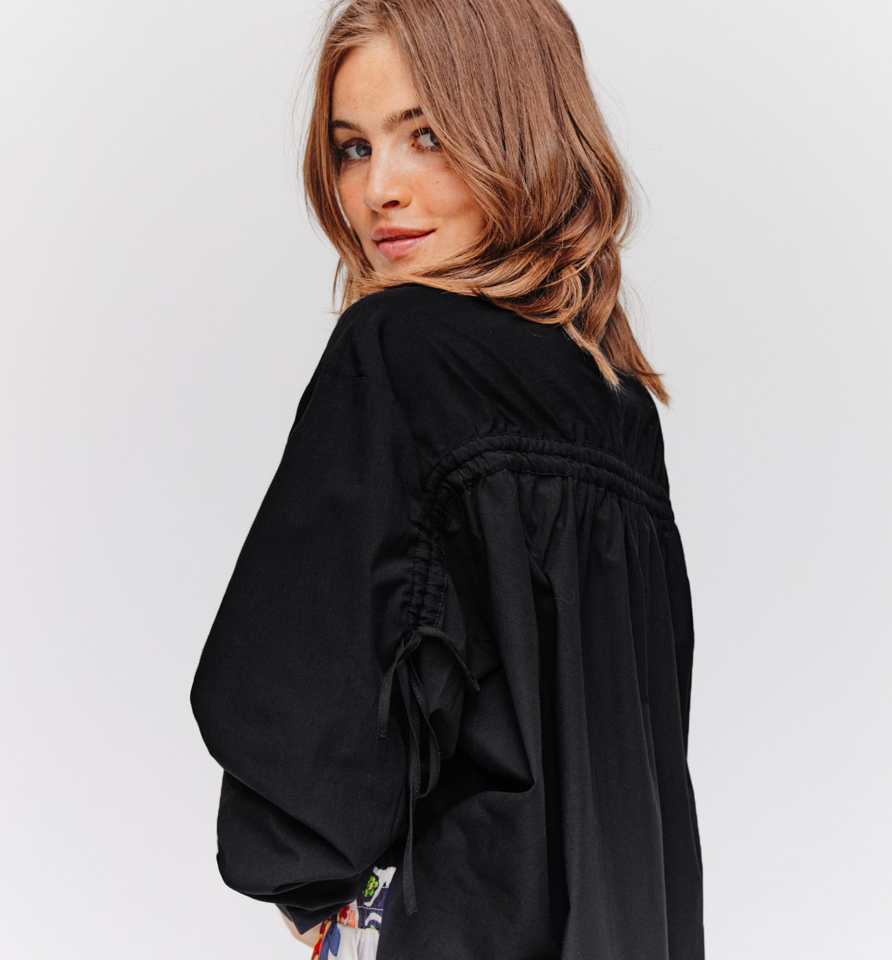 Camicia oversize tinta unita