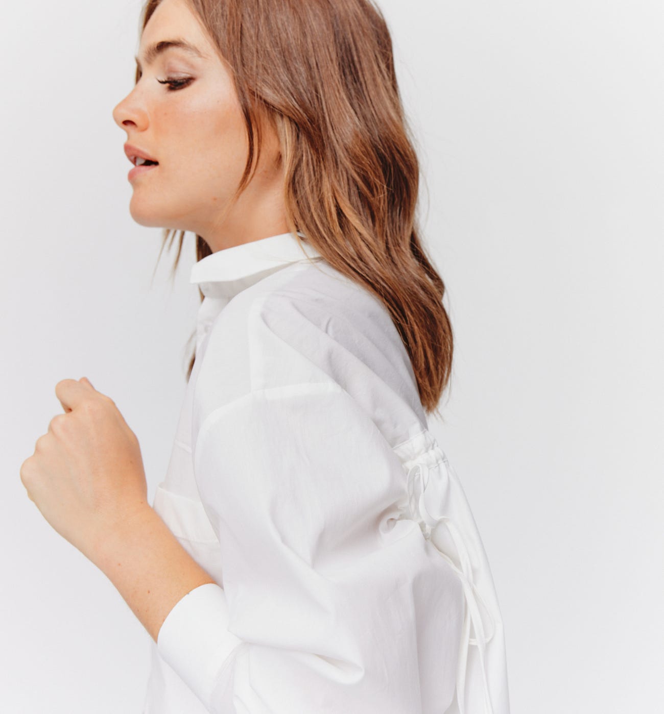 Chemise oversize unie Femme