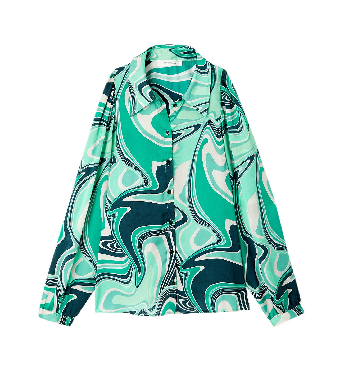 Camicia fantasia effetto seta