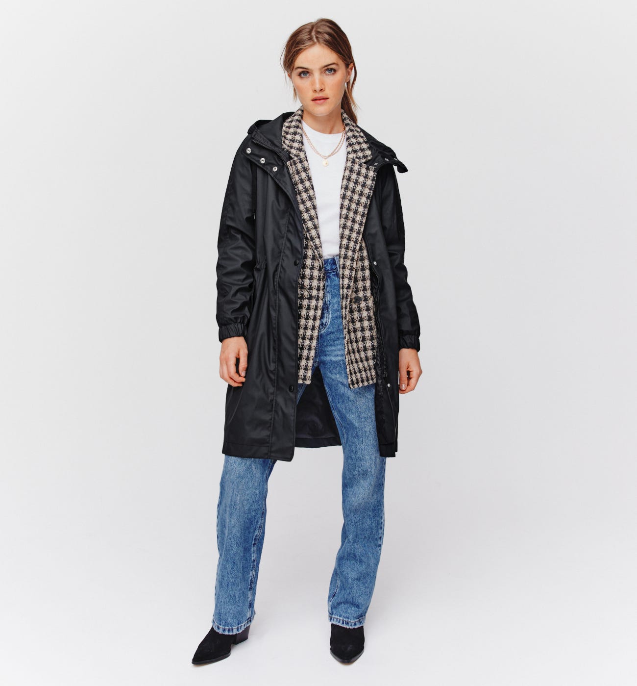 Water-resistant parka