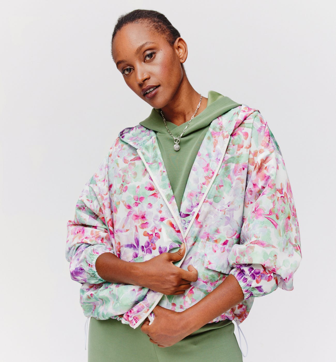 Shower-resistant jacket