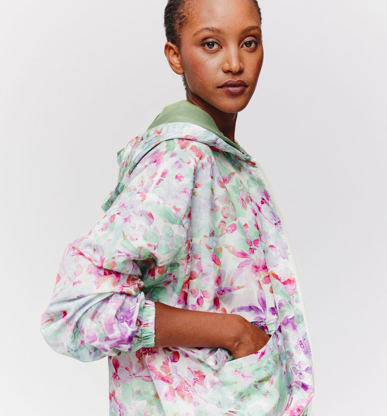 Shower-resistant jacket