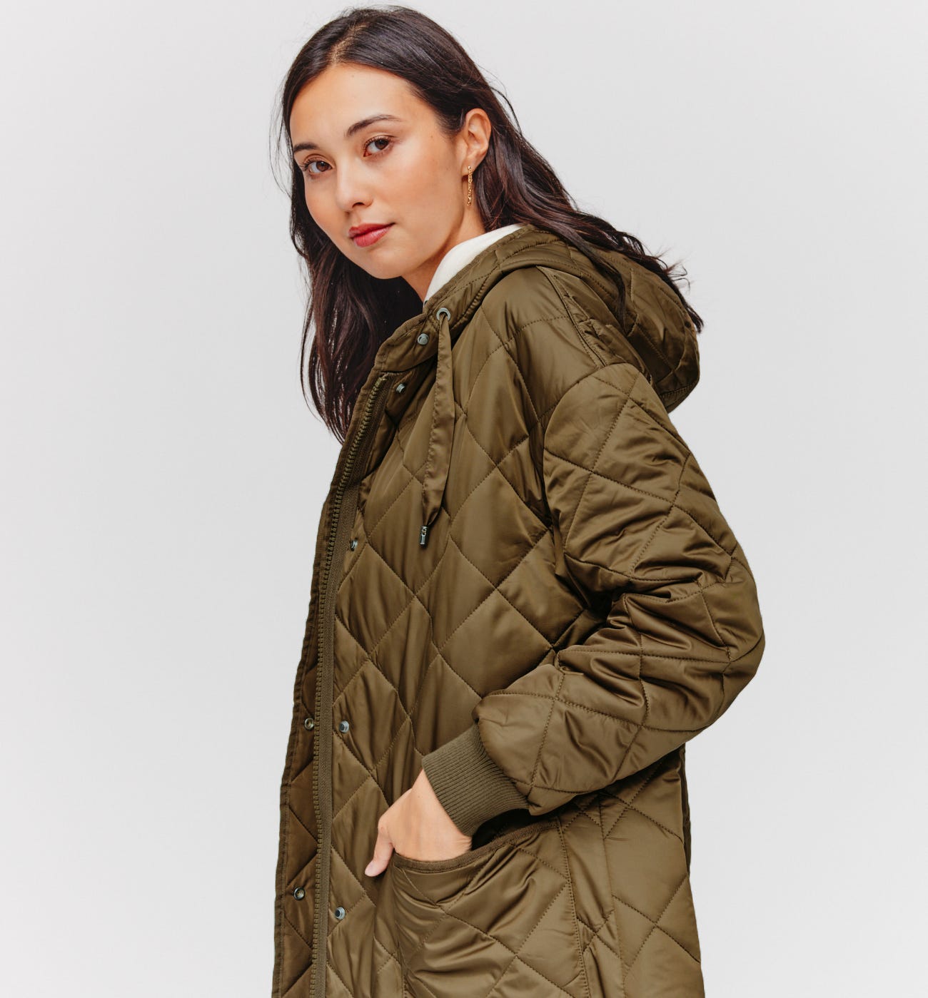 Parka matelassée à capuche