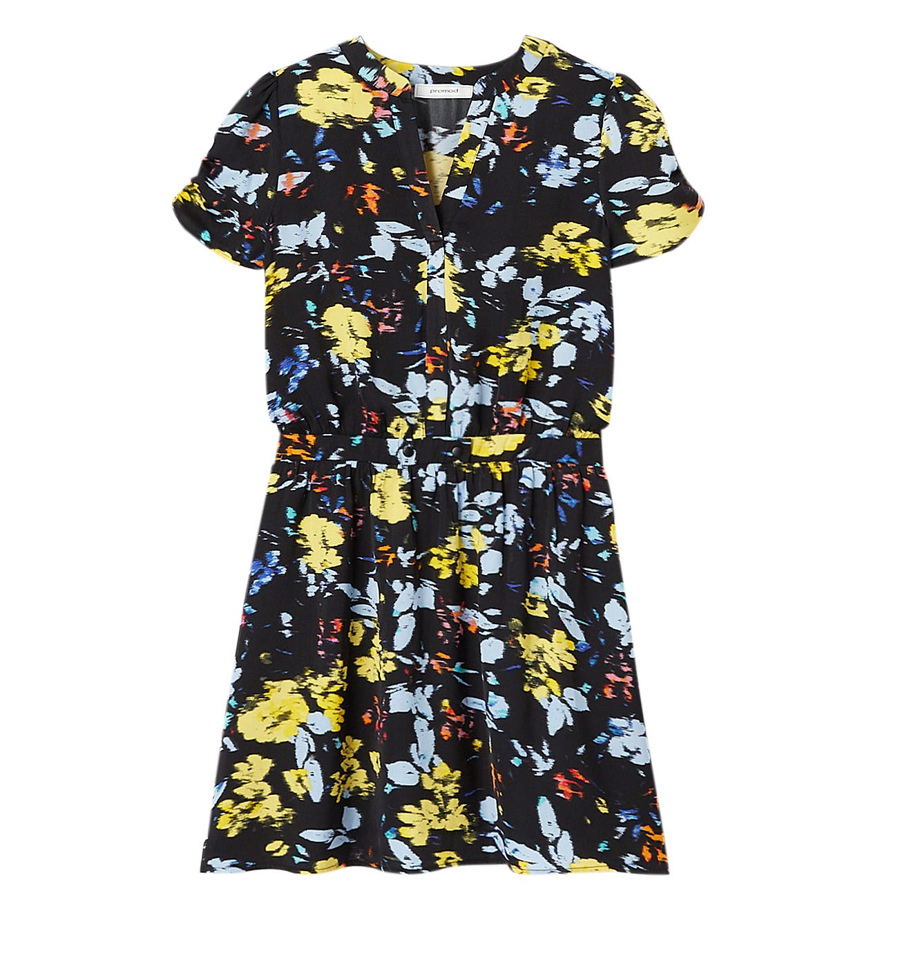 Short patterned dress