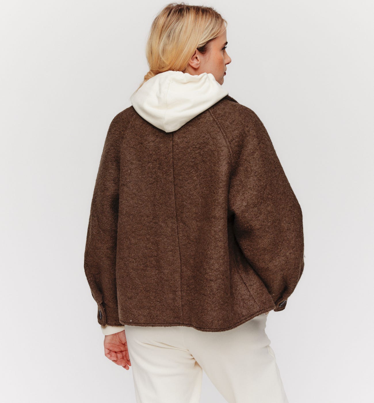 Giacca in lana bouclé