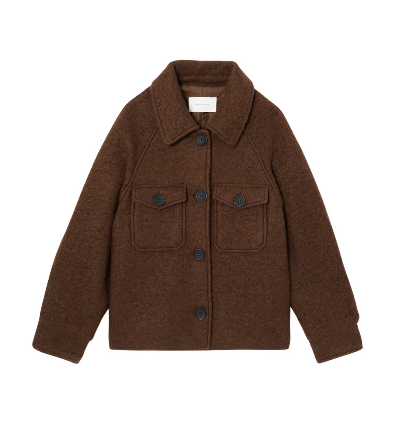 Chaqueta de lana rizo
