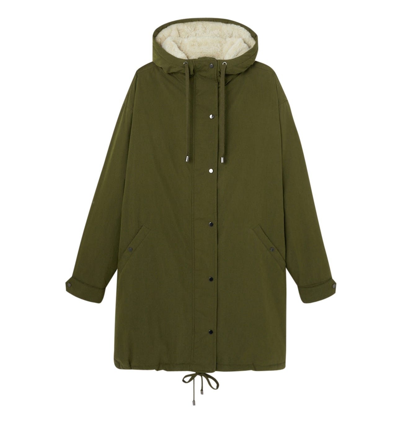 Parka con capucha