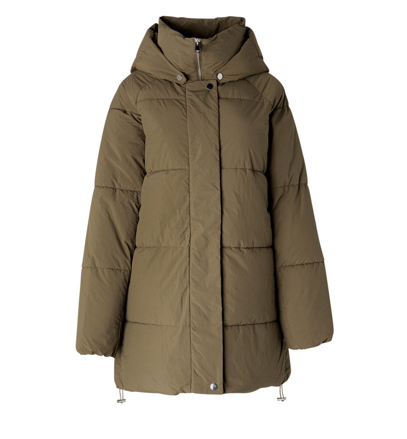 Steppjacke mit Kapuze