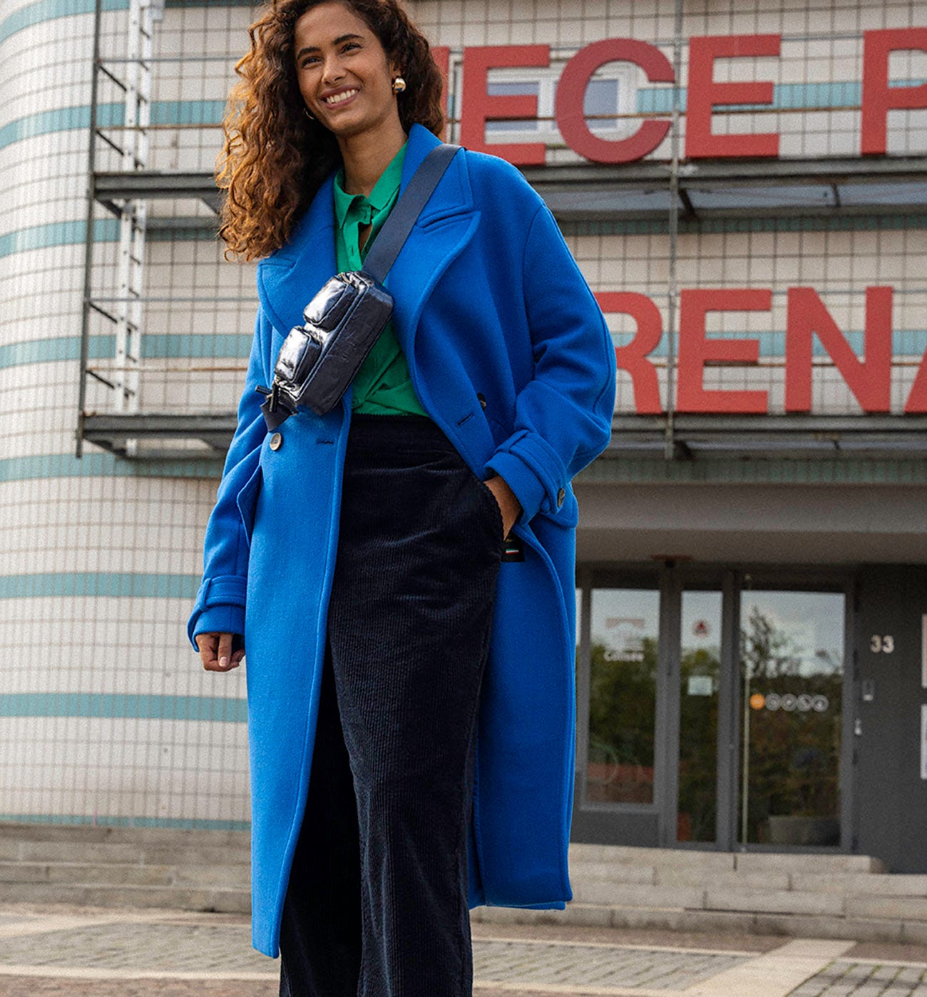 SIMONE wool-blend coat