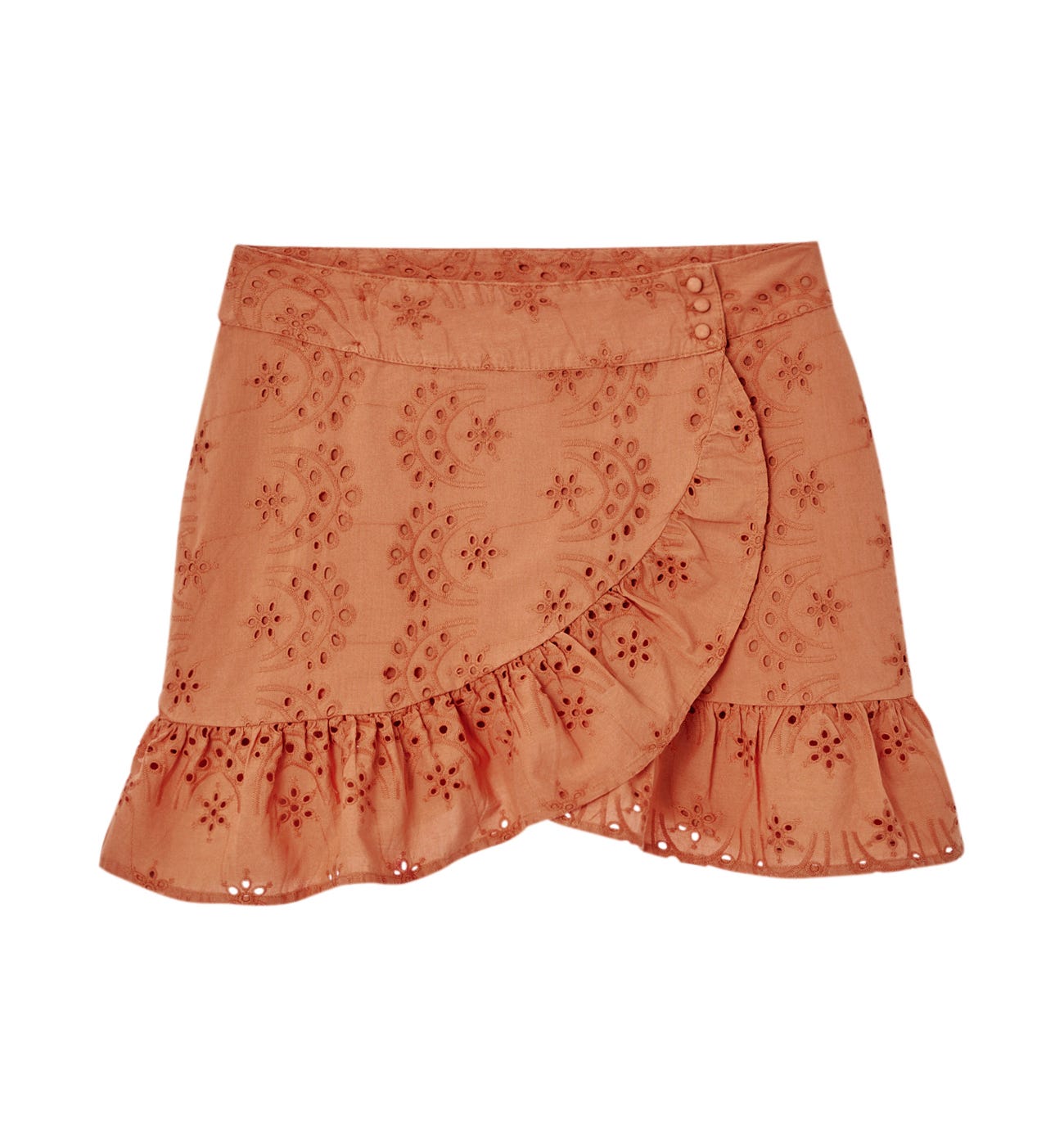 Broderie anglaise mini skirt