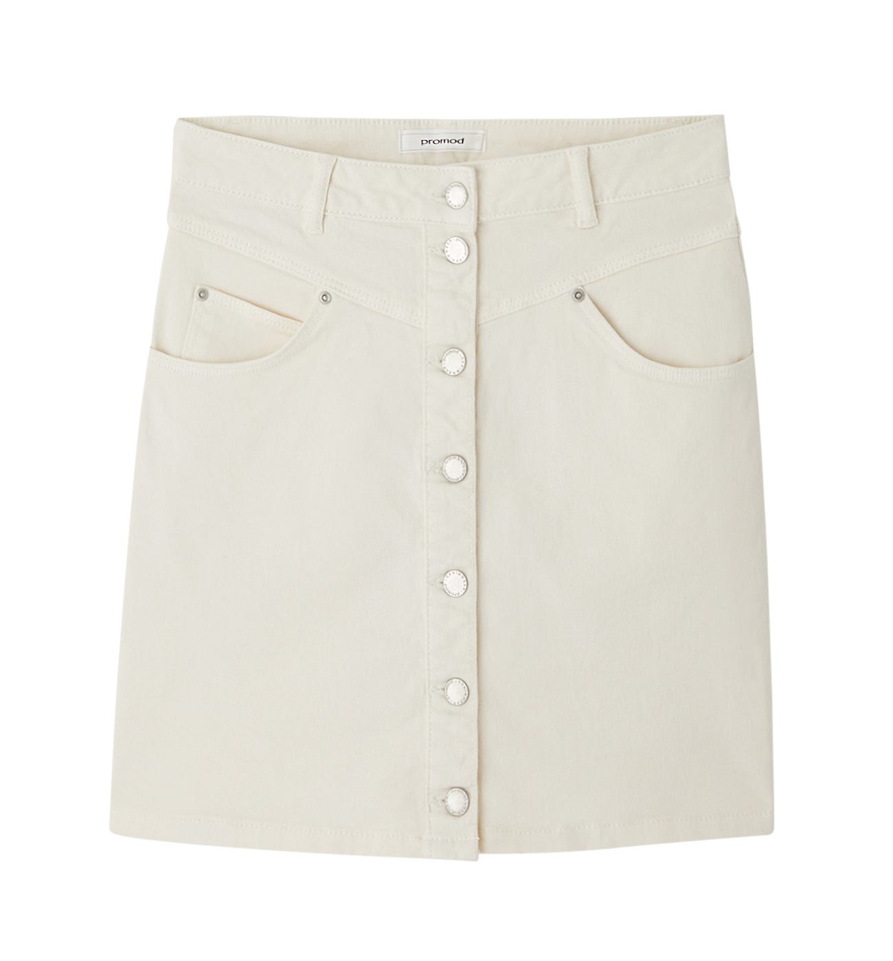 Mini-jupe en toile Femme